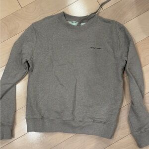 Men’s OFF WHITE Gray Men's Sweater Sz L